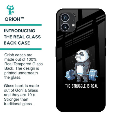 Real Struggle Glass Case for Nothing Phone 1