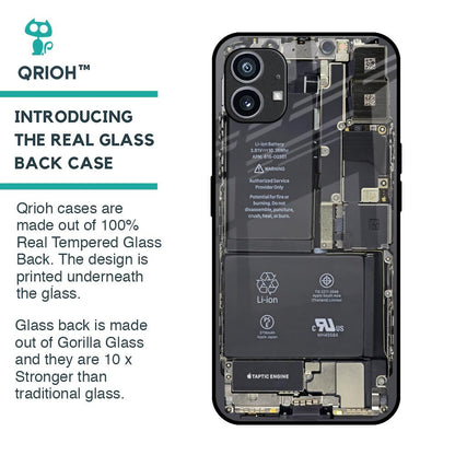 Skeleton Inside Glass Case for Nothing Phone 1