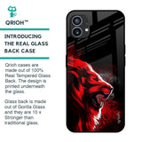 Red Angry Lion Glass Case for Nothing Phone 1