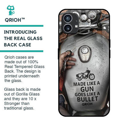 Royal Bike Glass Case for Nothing Phone 1