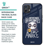 Struggling Panda Glass Case for Nothing Phone 1