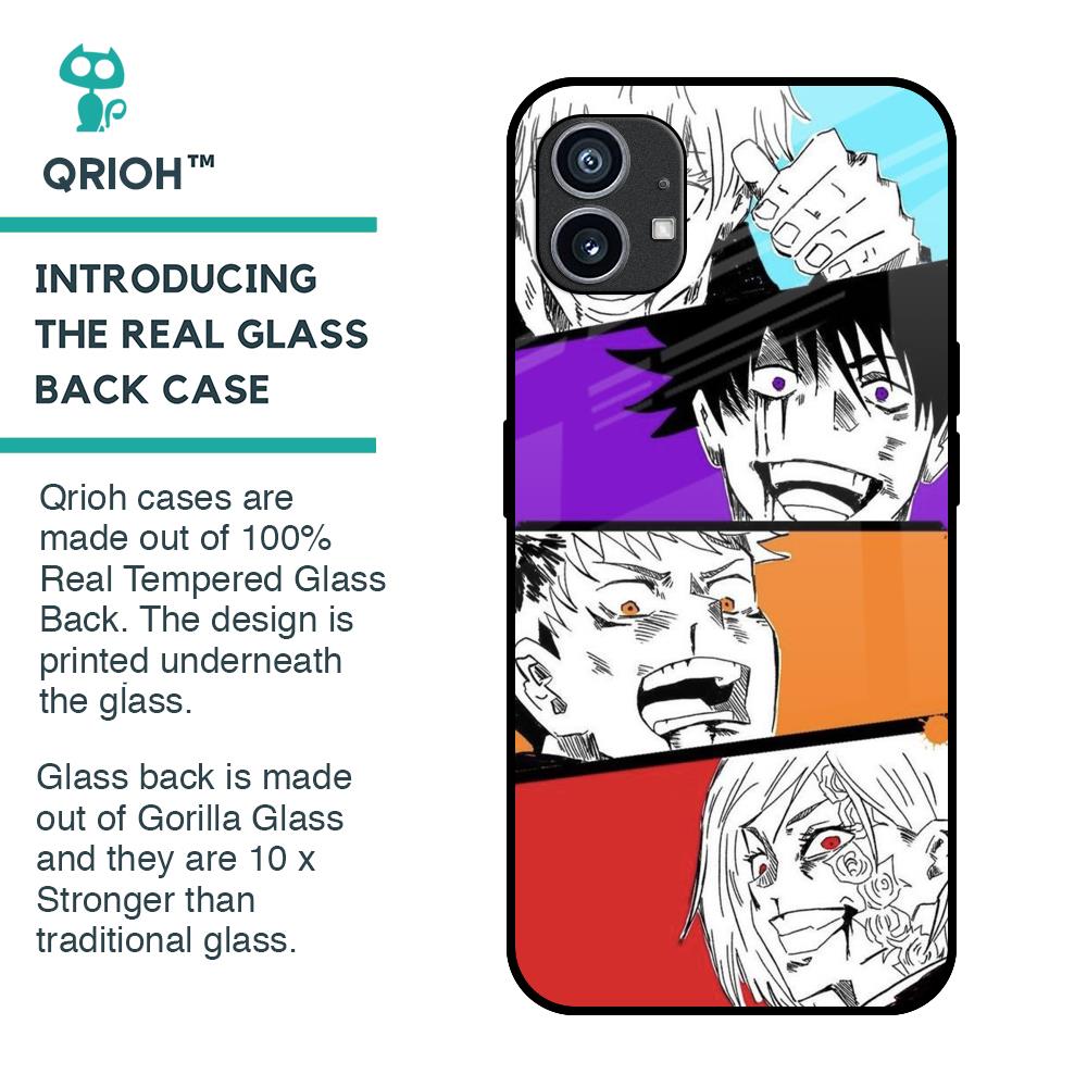 Anime Sketch Glass Case for Nothing Phone 1