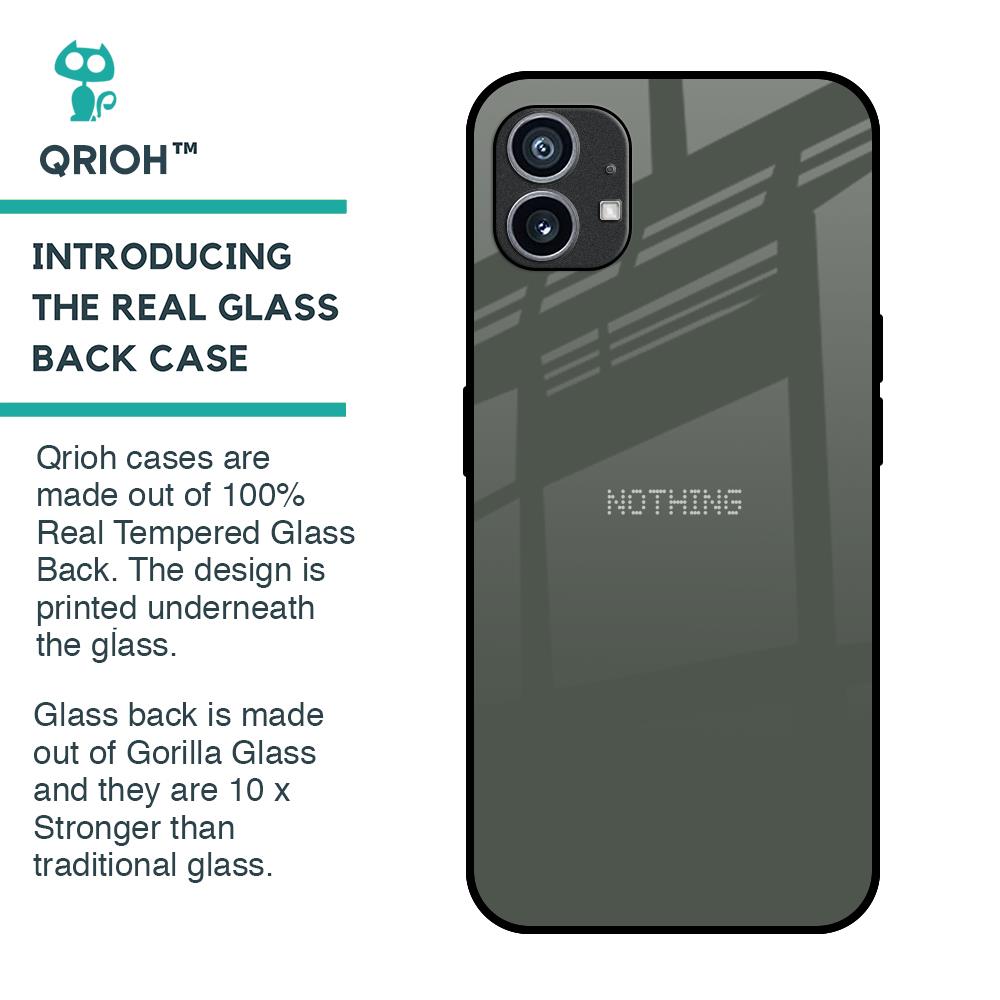 Charcoal Glass Case for Nothing Phone 1