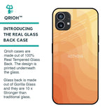 Orange Curve Pattern Glass Case for Nothing Phone 1