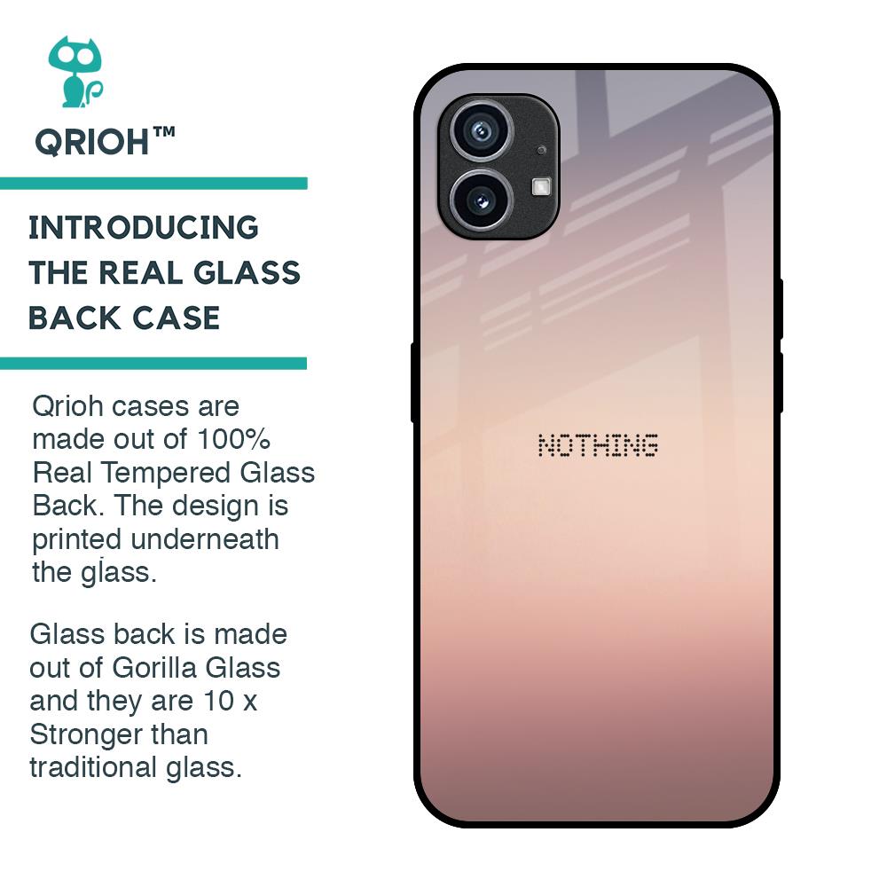 Golden Mauve Glass Case for Nothing Phone 1