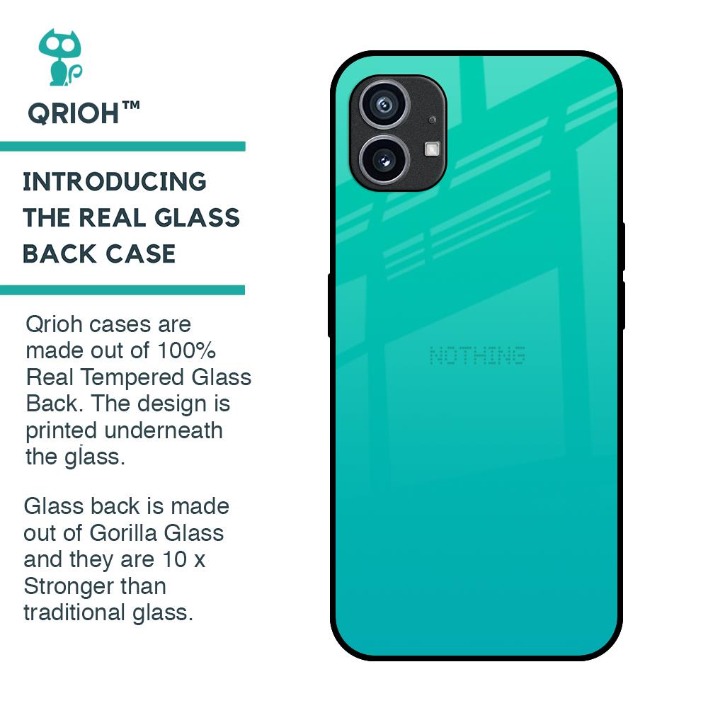 Cuba Blue Glass Case For Nothing Phone 1