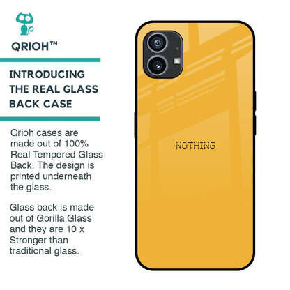Fluorescent Yellow Glass case for Nothing Phone 1