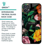 Flowers & Butterfly Glass Case for Nothing Phone 1