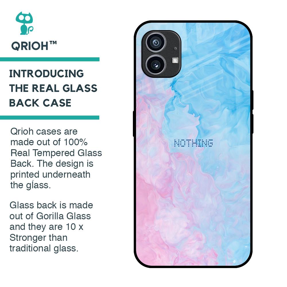 Mixed Watercolor Glass Case for Nothing Phone 1
