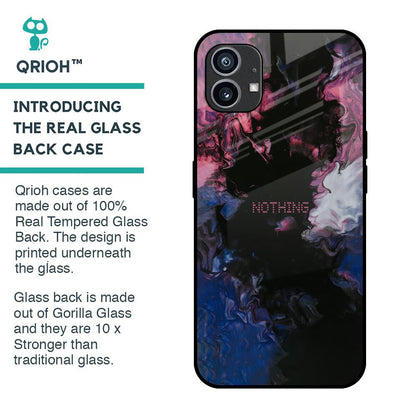 Smudge Brush Glass case for Nothing Phone 1
