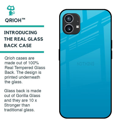 Blue Aqua Glass Case for Nothing Phone 1