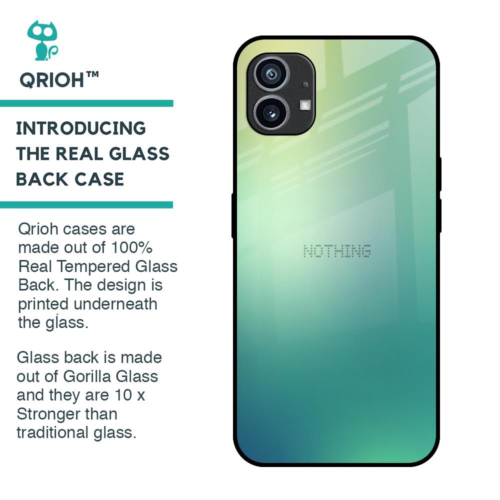 Dusty Green Glass Case for Nothing Phone 1