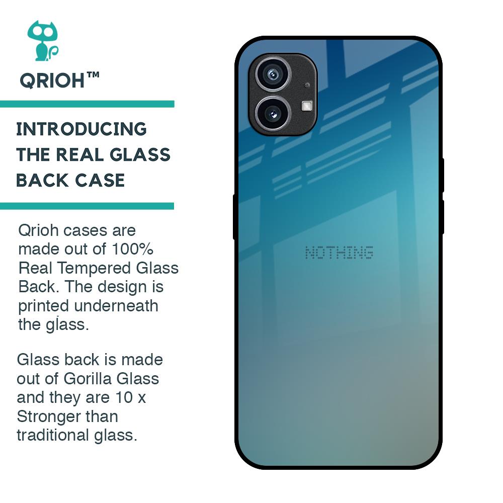 Sea Theme Gradient Glass Case for Nothing Phone 1