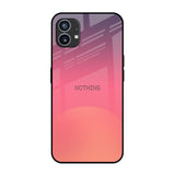 Sunset Orange Nothing Phone (1) Glass Cases & Covers Online