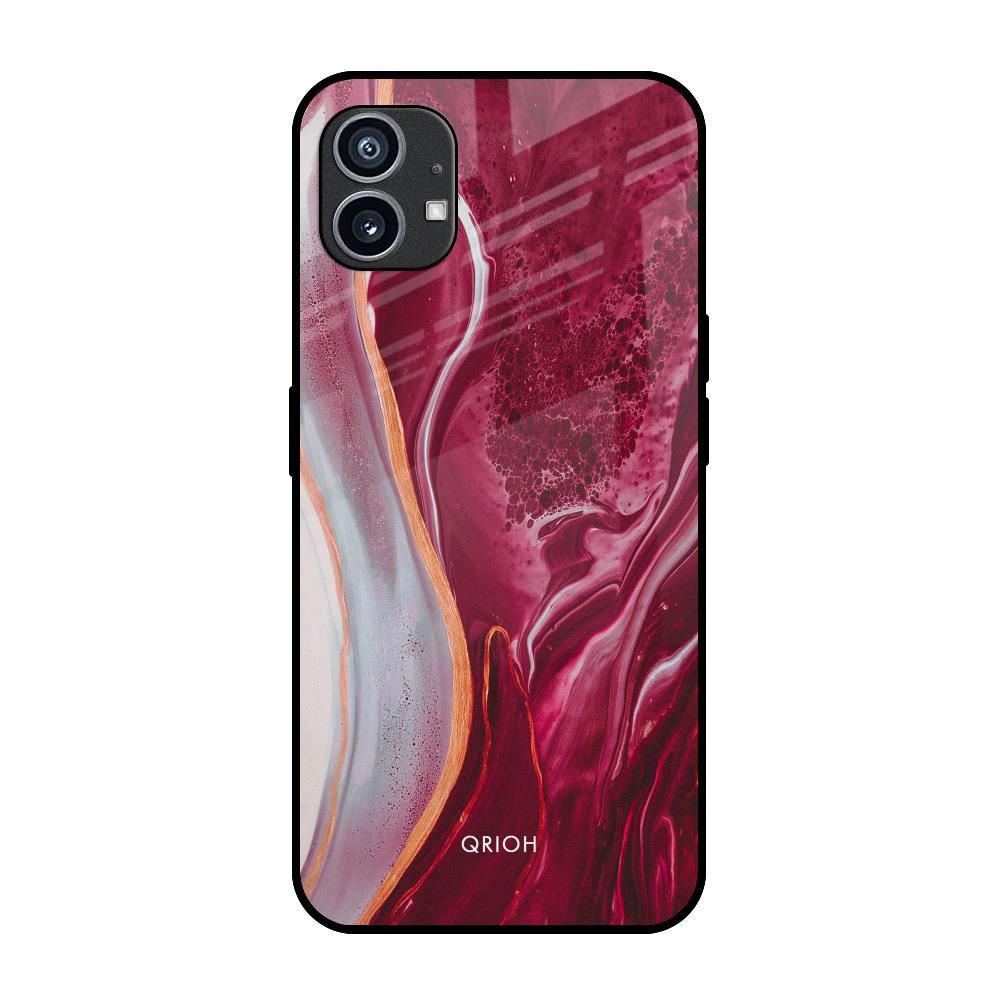 Crimson Ruby Nothing Phone (1) Glass Cases & Covers Online