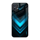 Vertical Blue Arrow Nothing Phone (1) Glass Cases & Covers Online
