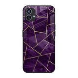 Geometric Purple Nothing Phone (1) Glass Cases & Covers Online