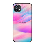 Colorful Waves Nothing Phone (1) Glass Cases & Covers Online