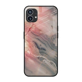 Pink And Grey Marble Nothing Phone (1) Glass Cases & Covers Online