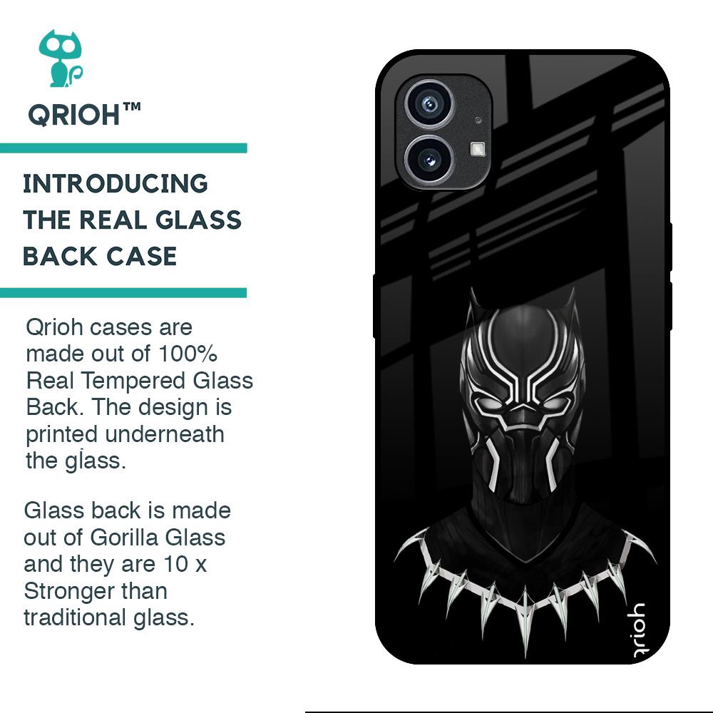 Dark Superhero Glass Case for Nothing Phone (1)