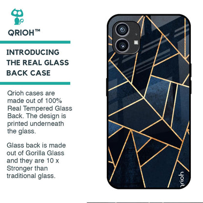 Abstract Tiles Glass case for Nothing Phone (1)