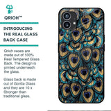 Peacock Feathers Glass case for Nothing Phone (1)