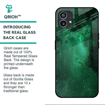 Emerald Firefly Glass Case For Nothing Phone (1)