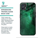Emerald Firefly Glass Case For Nothing Phone (1)