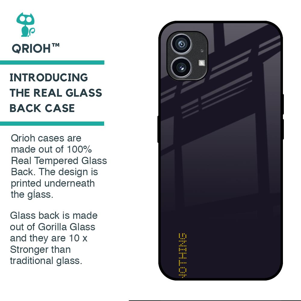 Deadlock Black Glass Case For Nothing Phone (1)