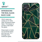 Abstract Green Glass Case For Nothing Phone (1)