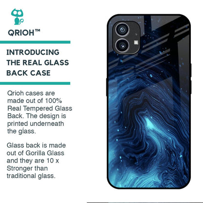Dazzling Ocean Gradient Glass Case For Nothing Phone (1)