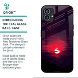 Morning Red Sky Glass Case For Nothing Phone (1)