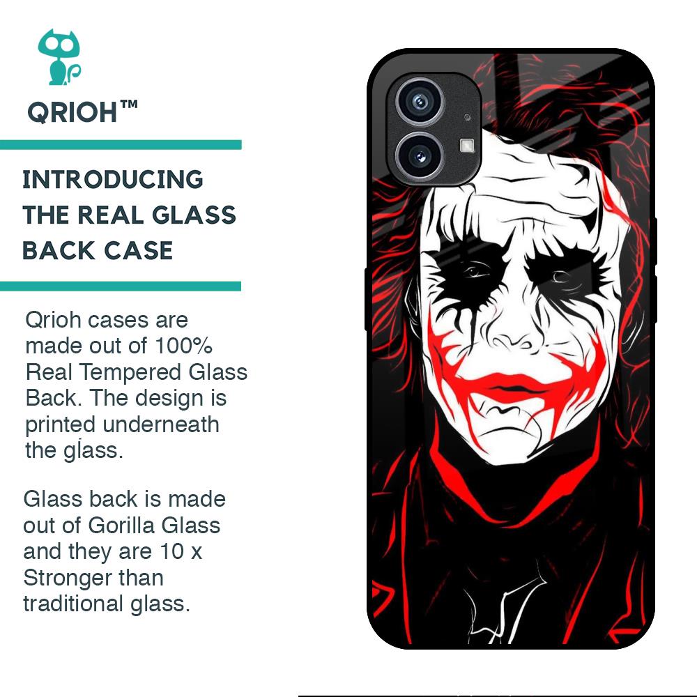 Life In Dark Glass Case For Nothing Phone (1)