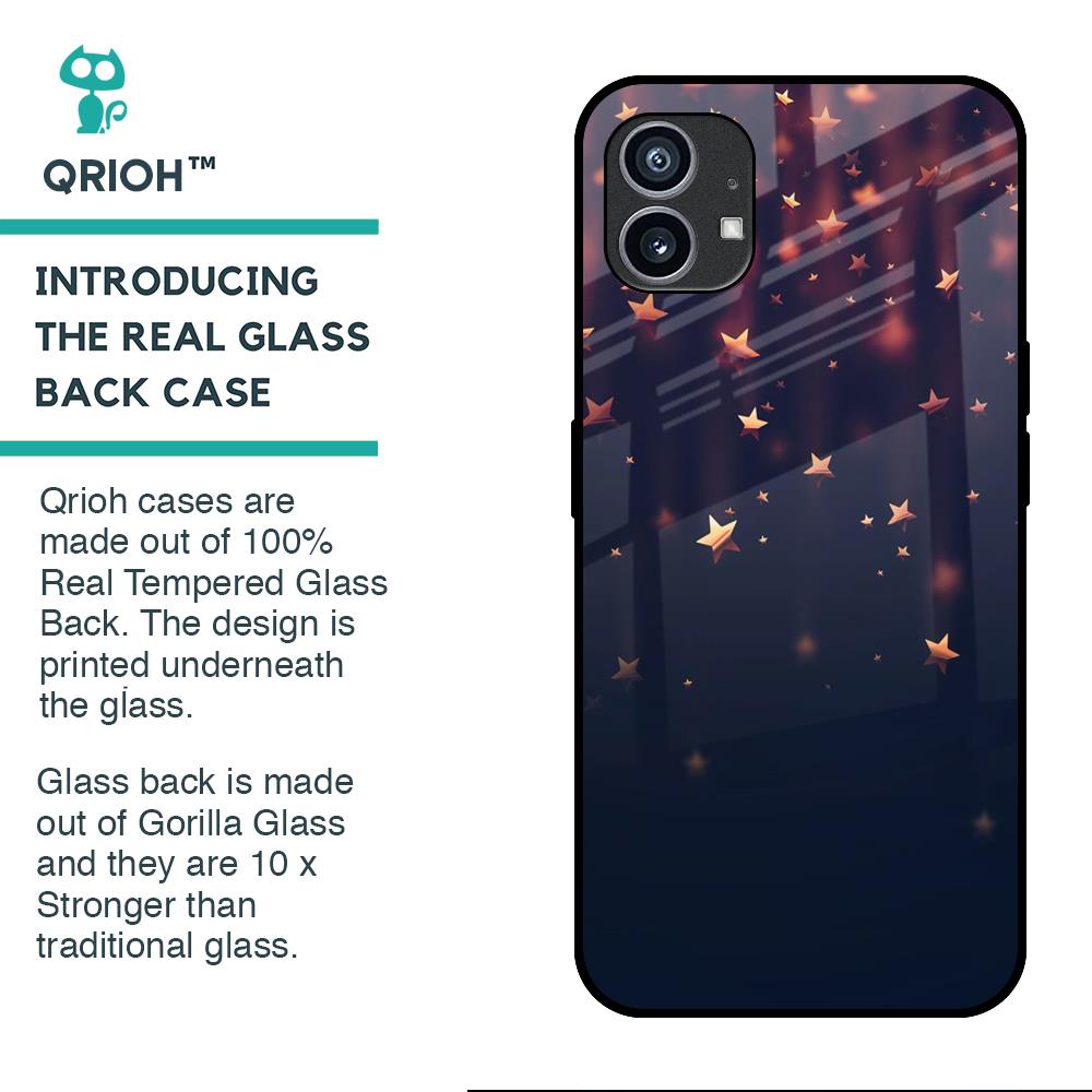 Falling Stars Glass Case For Nothing Phone (1)