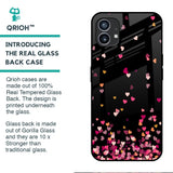 Heart Rain Fall Glass Case For Nothing Phone (1)