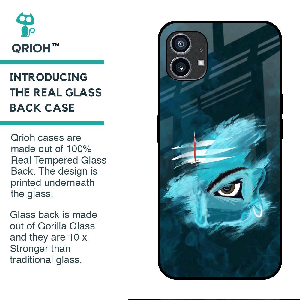 Power Of Trinetra Glass Case For Nothing Phone (1)