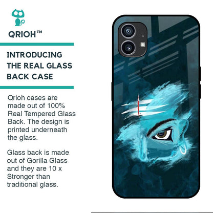 Power Of Trinetra Glass Case For Nothing Phone (1)