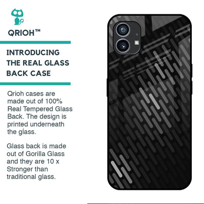 Dark Abstract Pattern Glass Case For Nothing Phone (1)