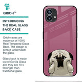 Funny Pug Face Glass Case For Nothing Phone (1)
