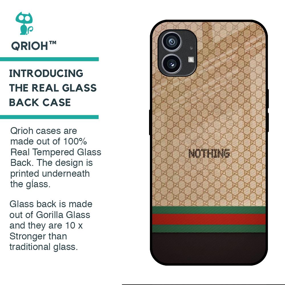 High End Fashion Glass case for Nothing Phone (1)