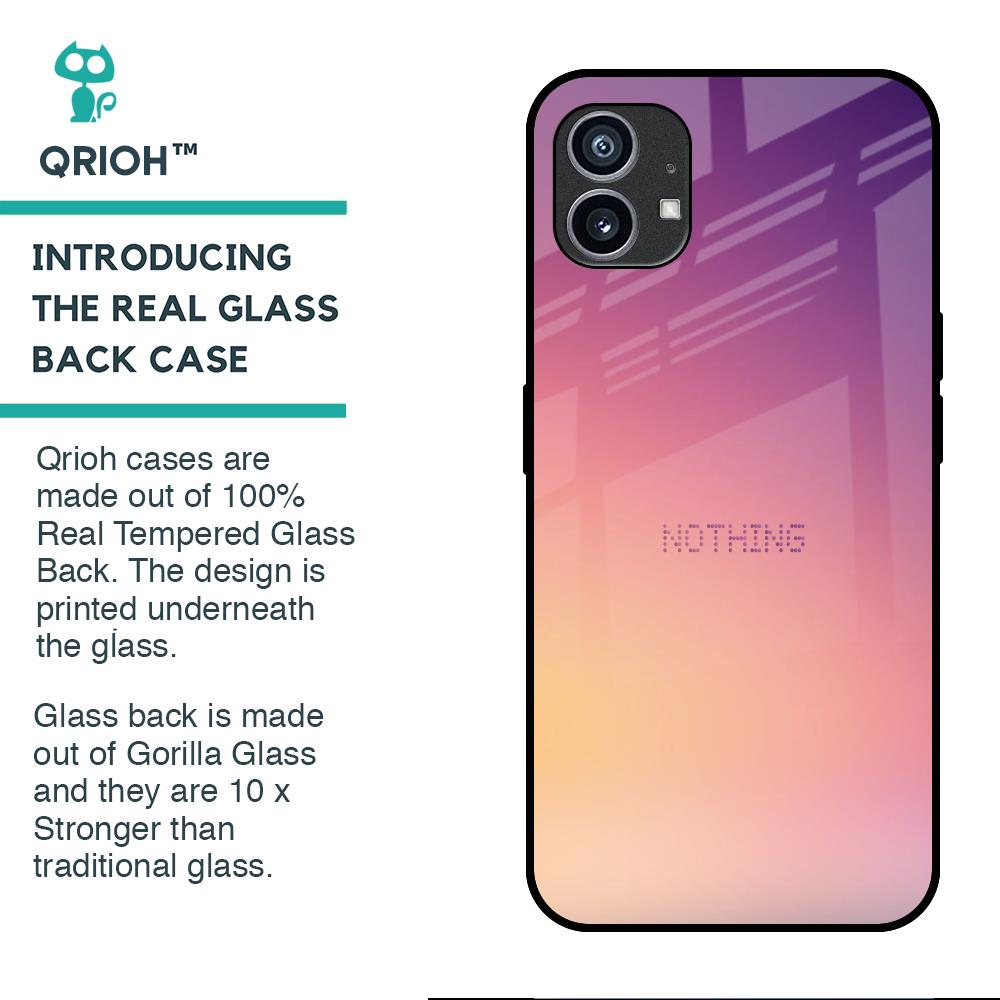 Lavender Purple Glass case for Nothing Phone (1)