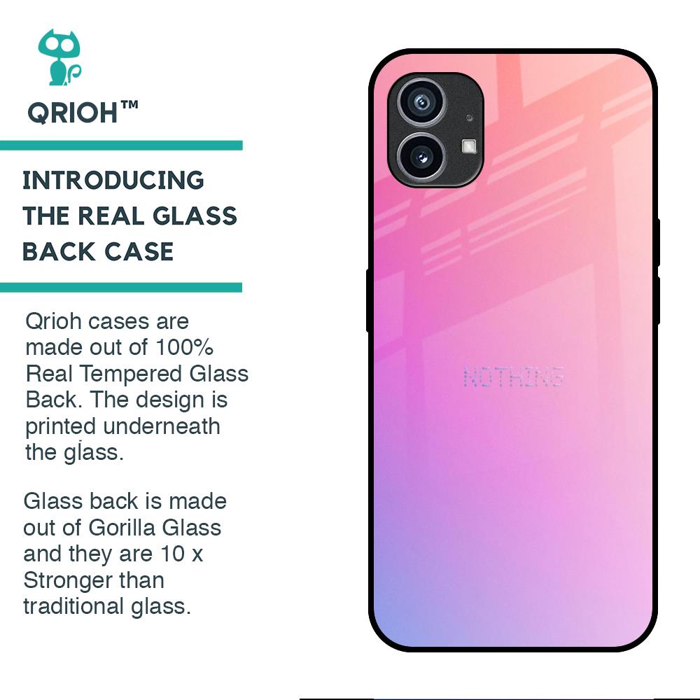 Dusky Iris Glass case for Nothing Phone (1)