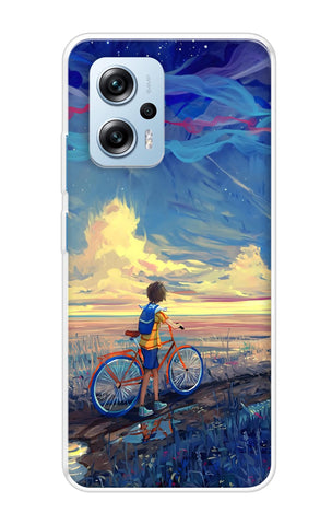 Riding Bicycle to Dreamland Redmi K50i 5G Back Cover