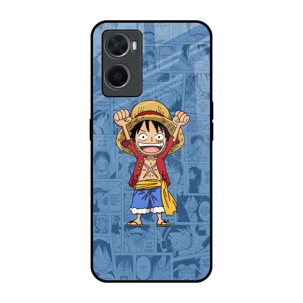 Chubby Anime Oppo A36 Glass Back Cover Online