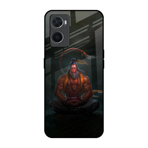 Lord Hanuman Animated Oppo A36 Glass Back Cover Online