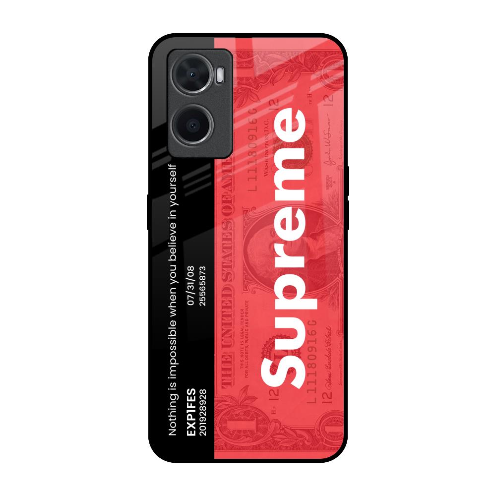 Supreme Ticket Oppo A36 Glass Back Cover Online