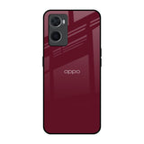Classic Burgundy Oppo A36 Glass Back Cover Online