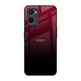 Wine Red Oppo A36 Glass Back Cover Online