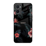 Tropical Art Flower Oppo A36 Glass Back Cover Online