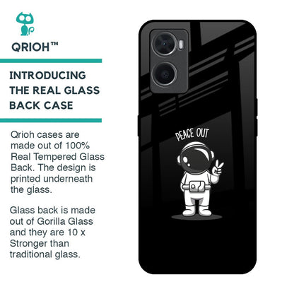 Peace Out Astro Glass Case for Oppo A36